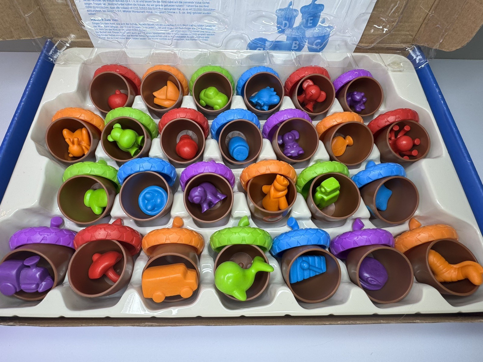 Learning Resources Alphabet Acorns Activity Set Letter Recognition Homeschool