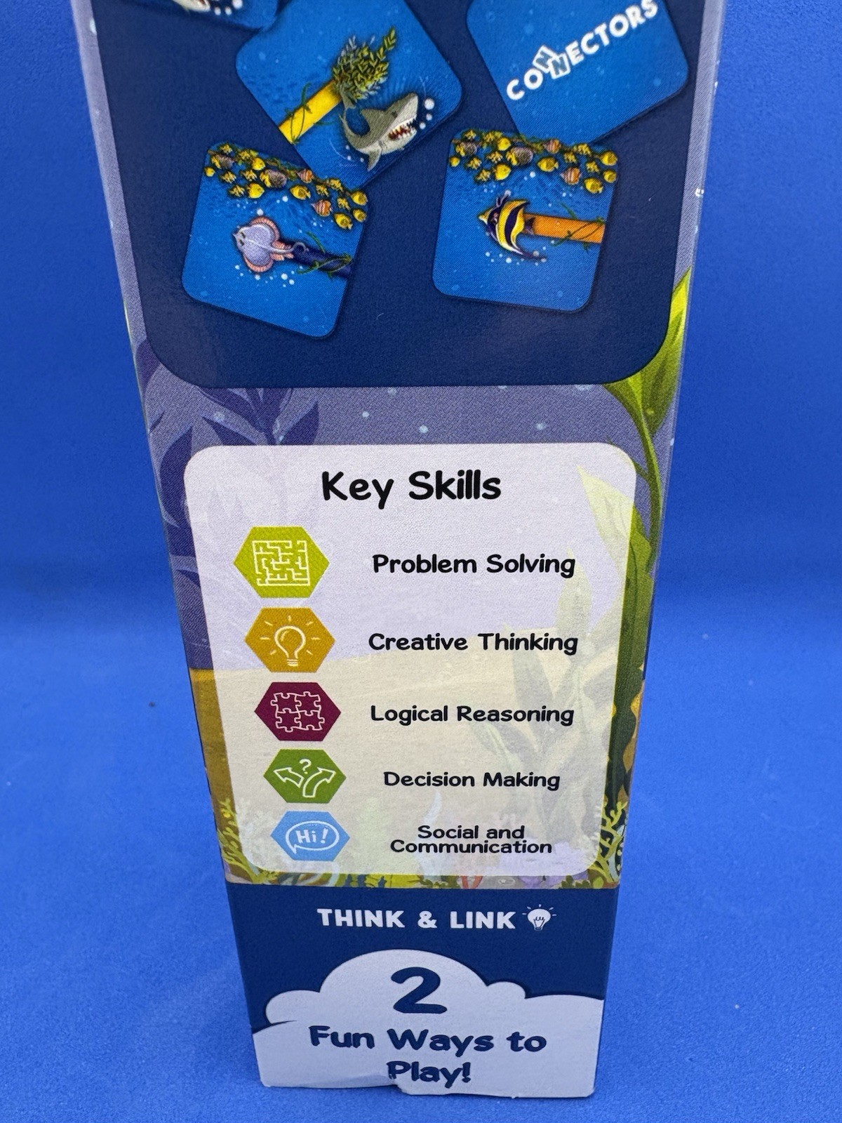 Skillmatics Educational Game: Connectors Shark Attack: Gift Family Game Complete