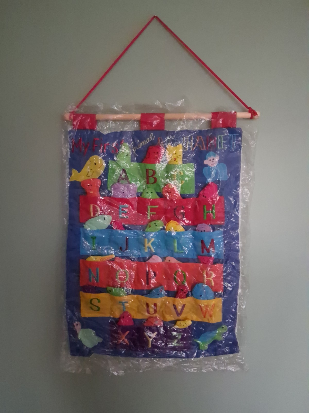 My First Animal Alphabet Interactive Educational School Toy Wall Hanging Alma’s