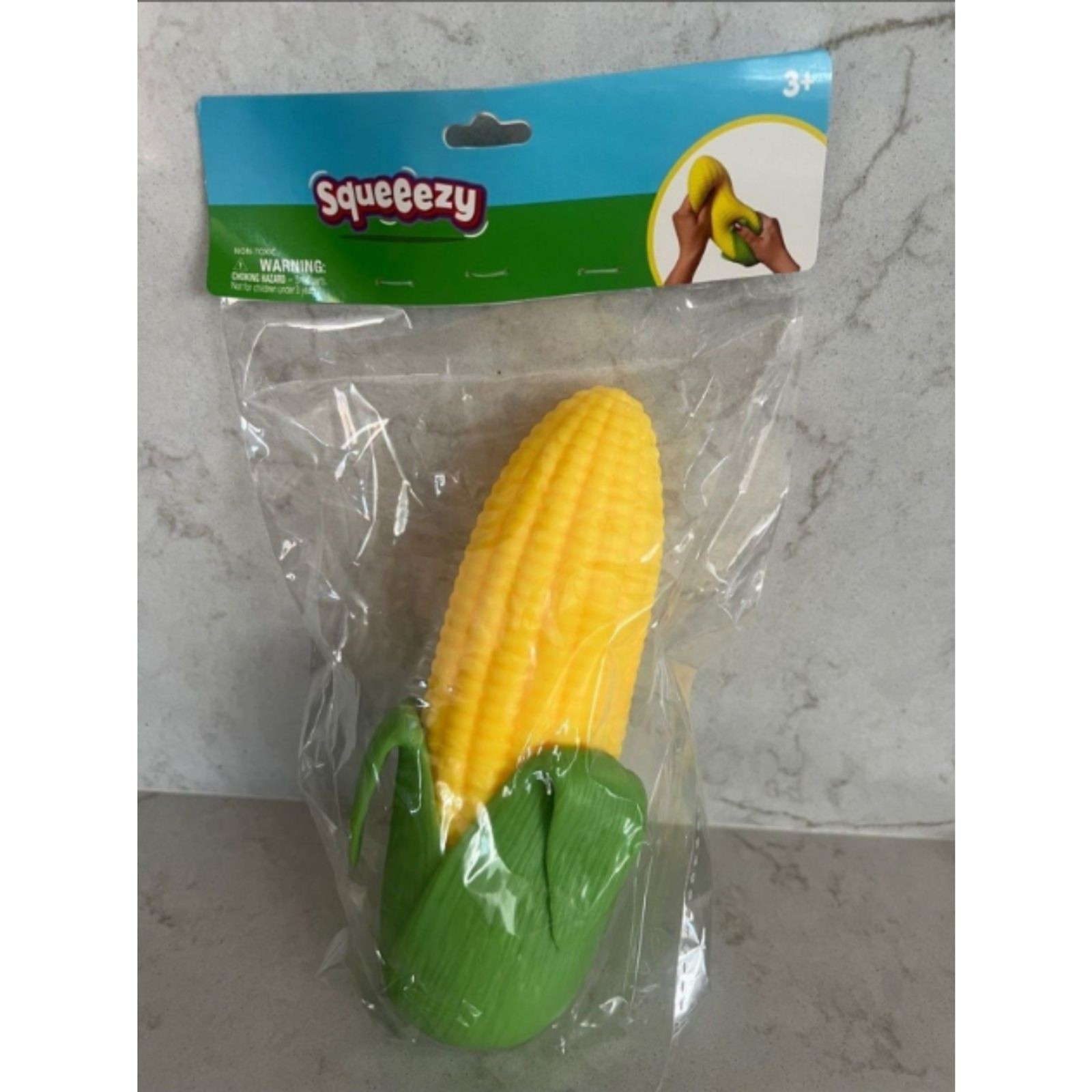 Sunny Days Squeezy Corn on the Cob Fidget Toy