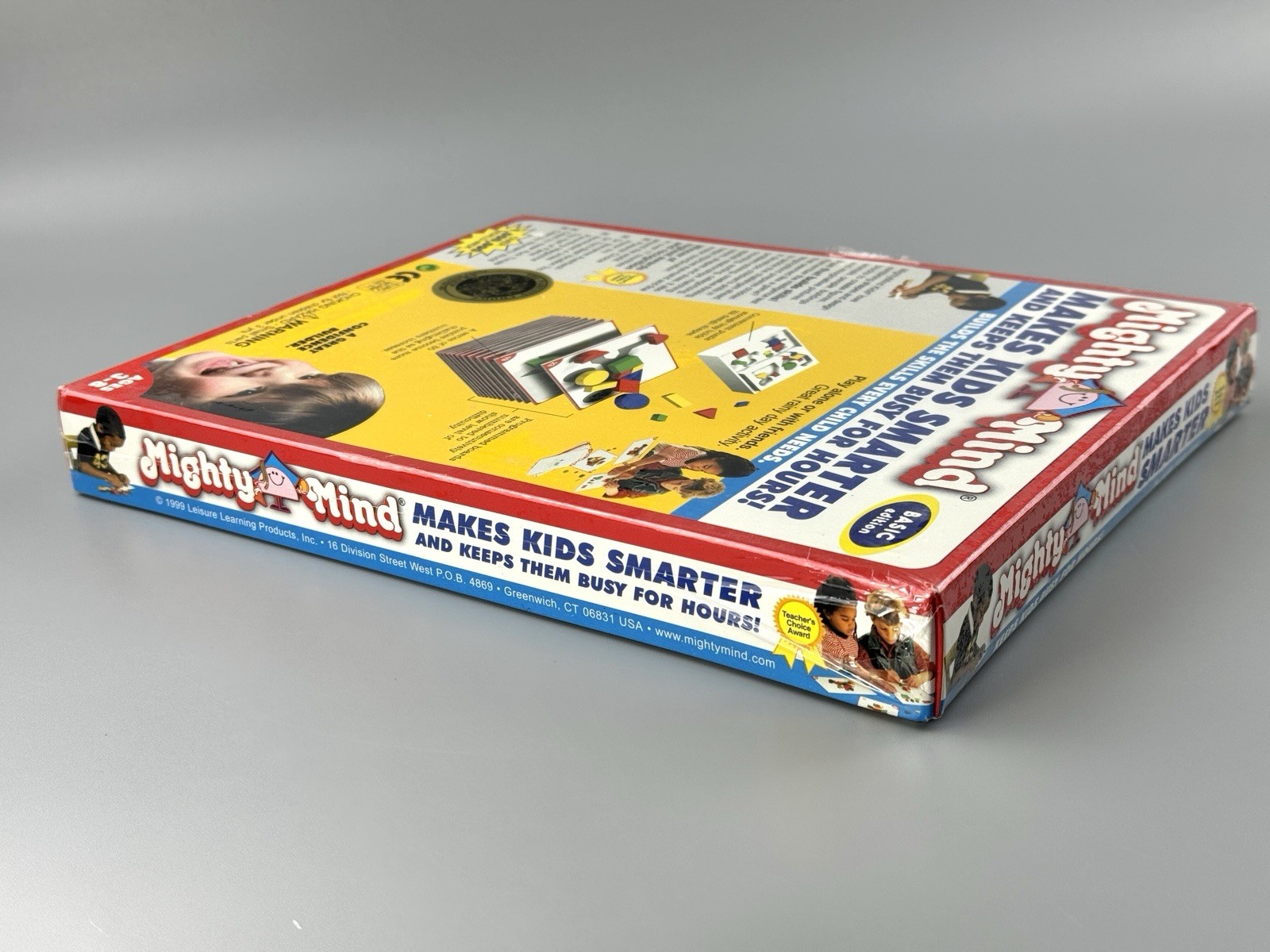 Mighty Mind Puzzle Building Skills Game Makes Kids Smarter – Basic Ed. 1999 NEW