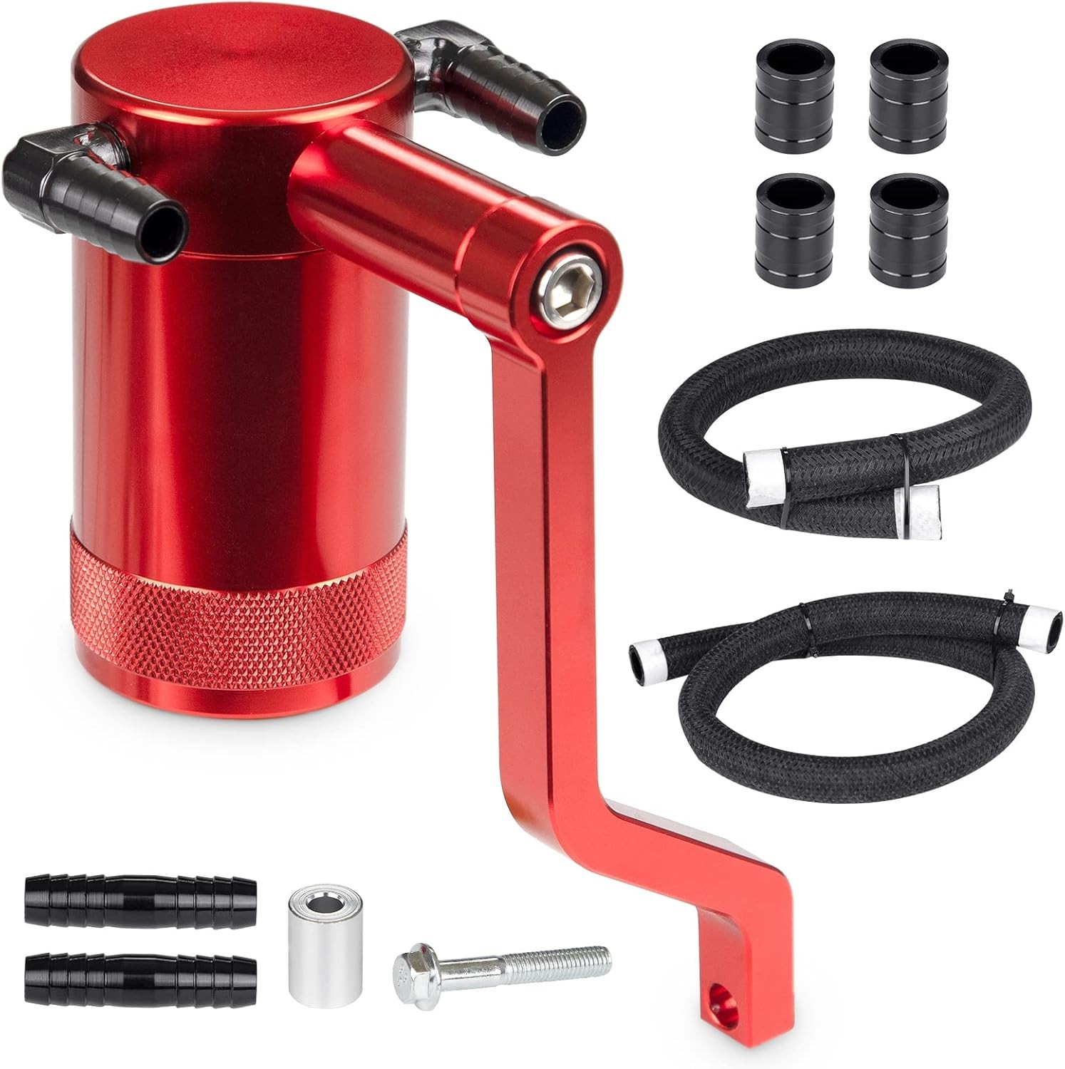 JDMON Oil Catch Can Oil Separator Reservoir Tank Compatible with 2011-2021 Dodge