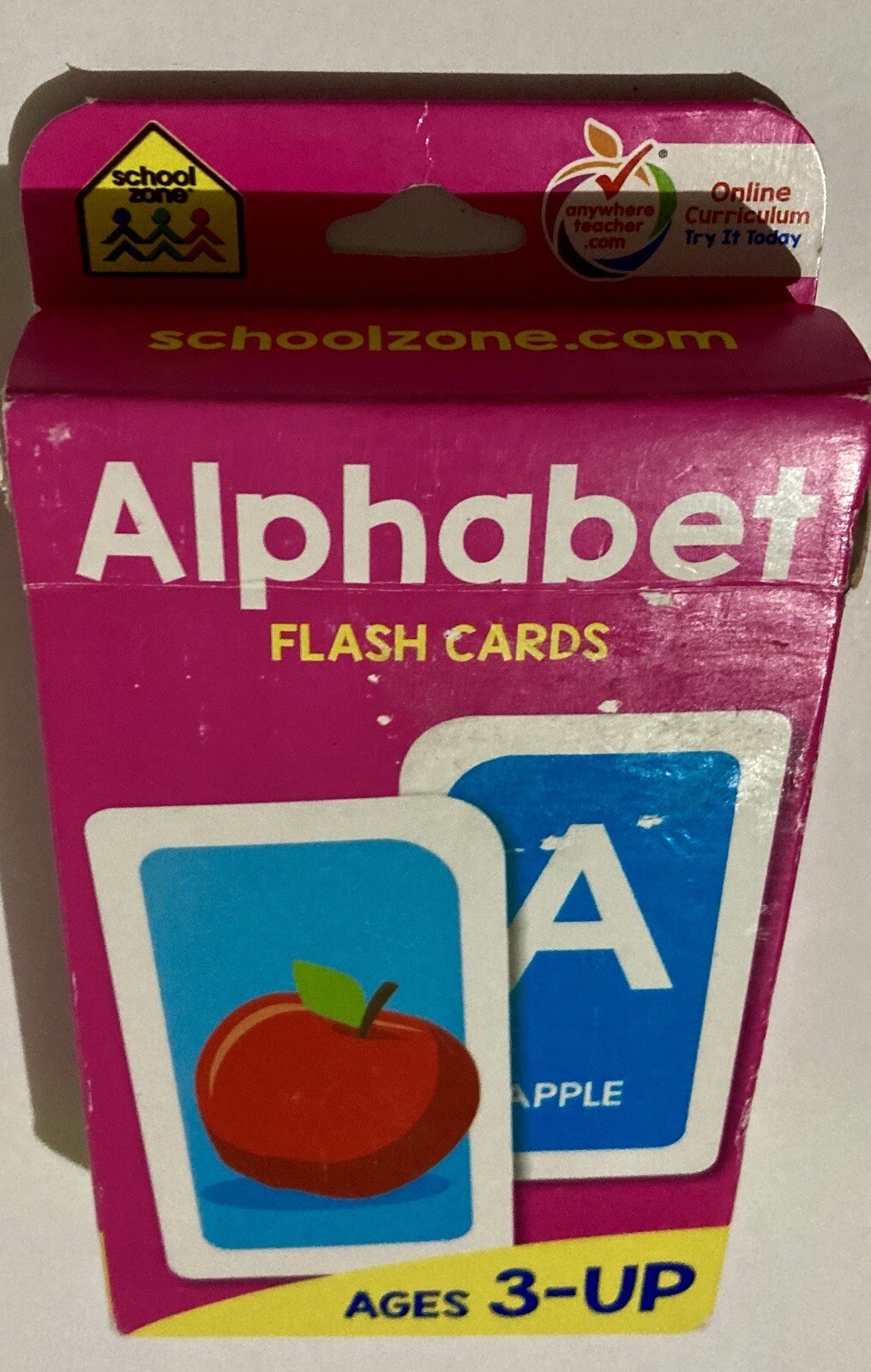 School Zone Alphabet Flash Cards Deck Home School Age 3+