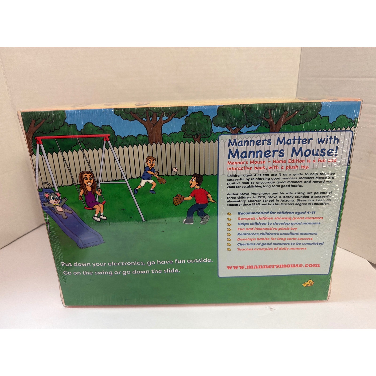 Manners Mouse Making Manners Matter Home Edition Book Plush and Checklist Set