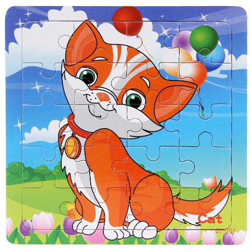 Children’s poultry animal wooden puzzle