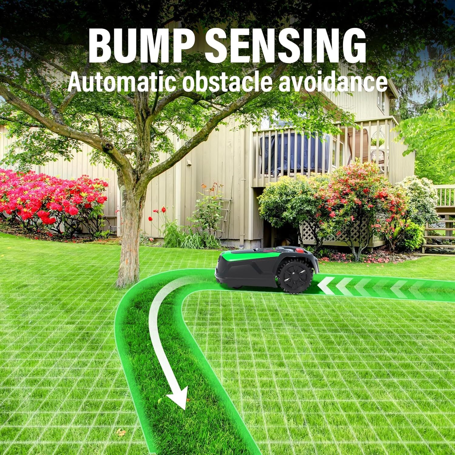SOYUS Robot Lawn Mower, Automatic Robot Mower APP Controlled with Schedule,
