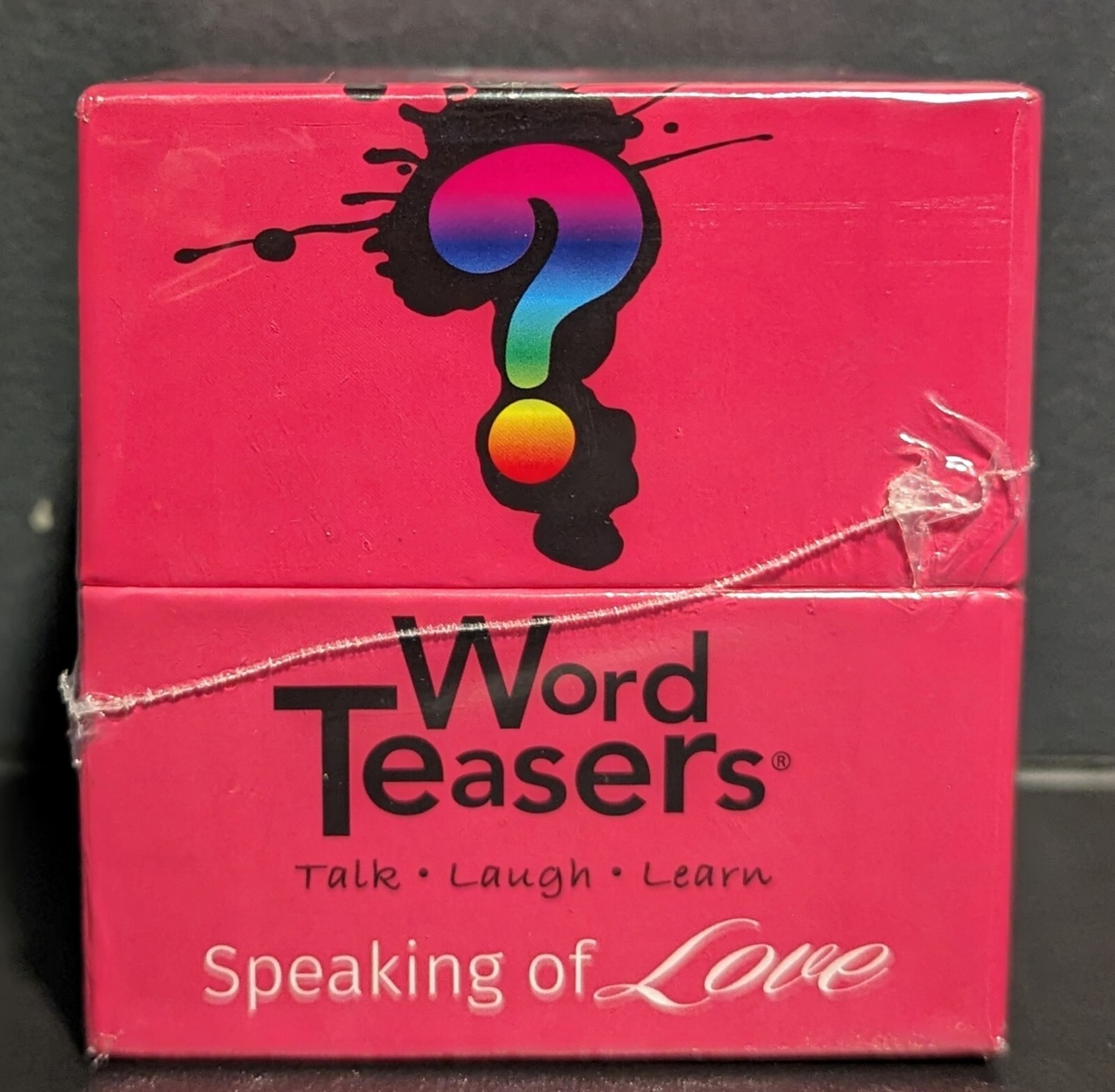 Word Teasers Speaking of LOVE TALK LAUGH LOVE Conversation Starter Couples NEW