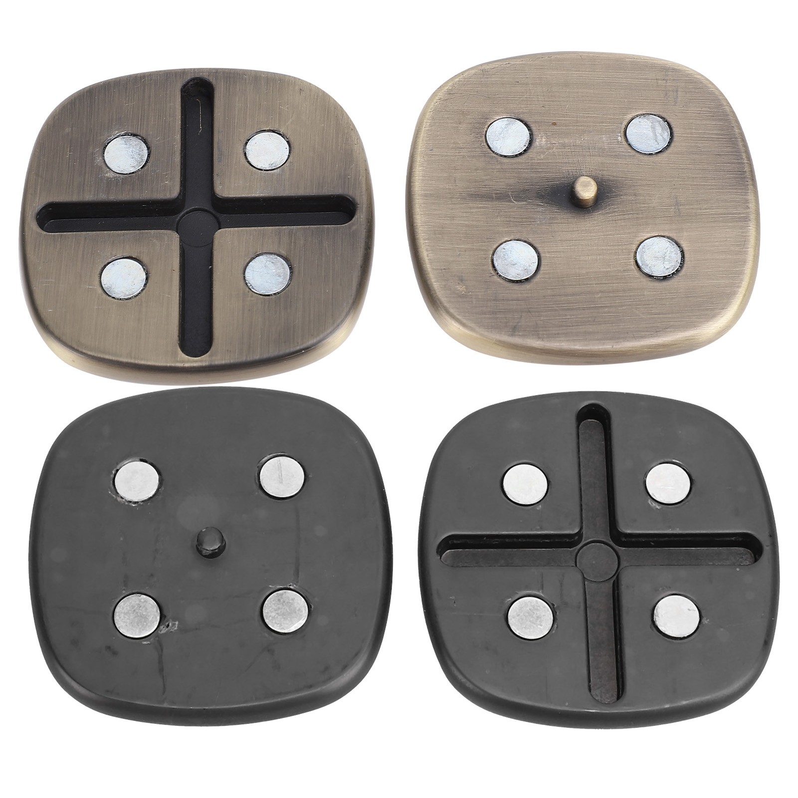 Fingertip Slider Four Way Rotating Push Card Metal Magnetic Fingertip Slider