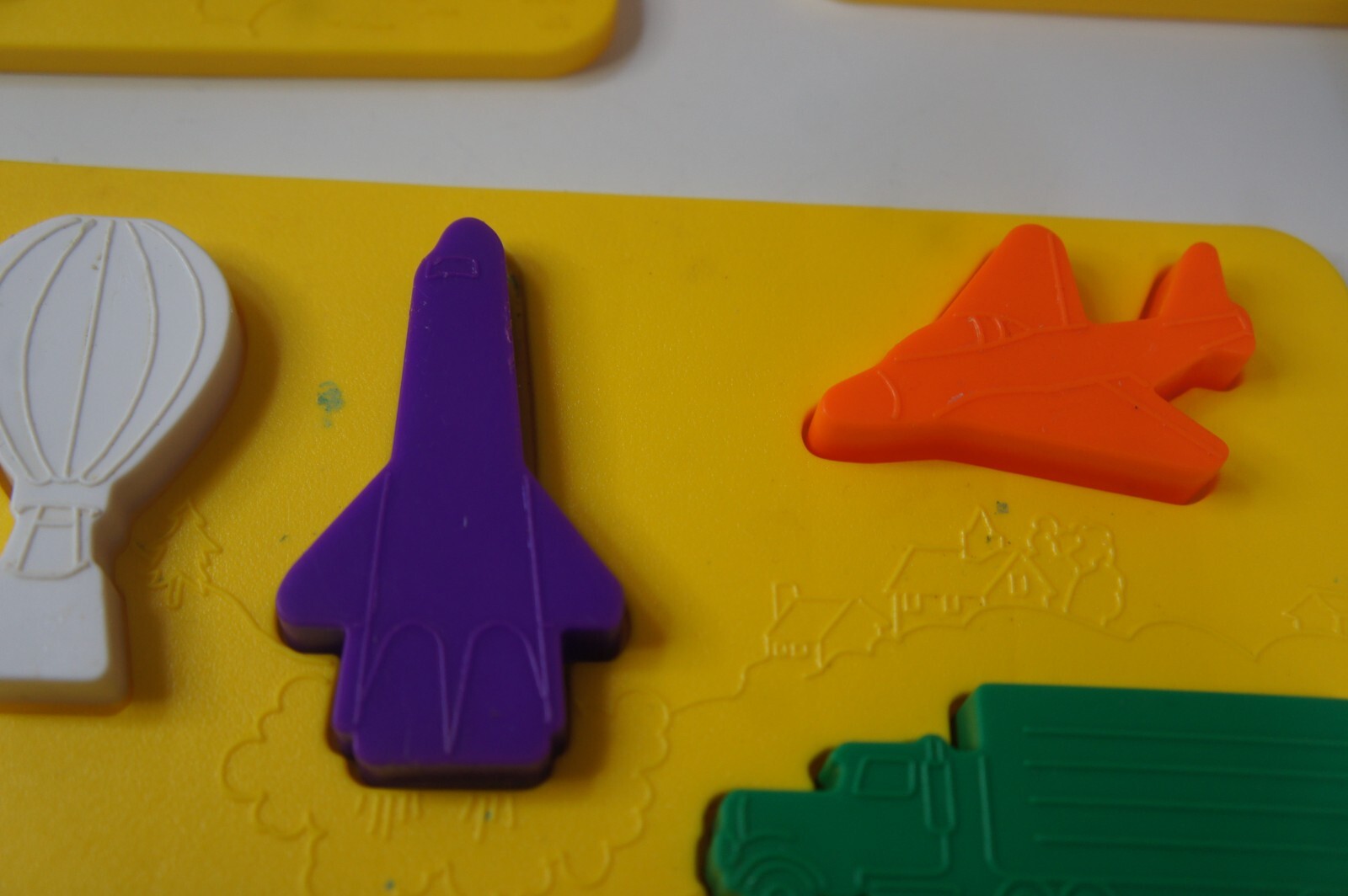 VTG Discovery Toys Place and Trace Puzzle Stencil Complete with Box Made In USA