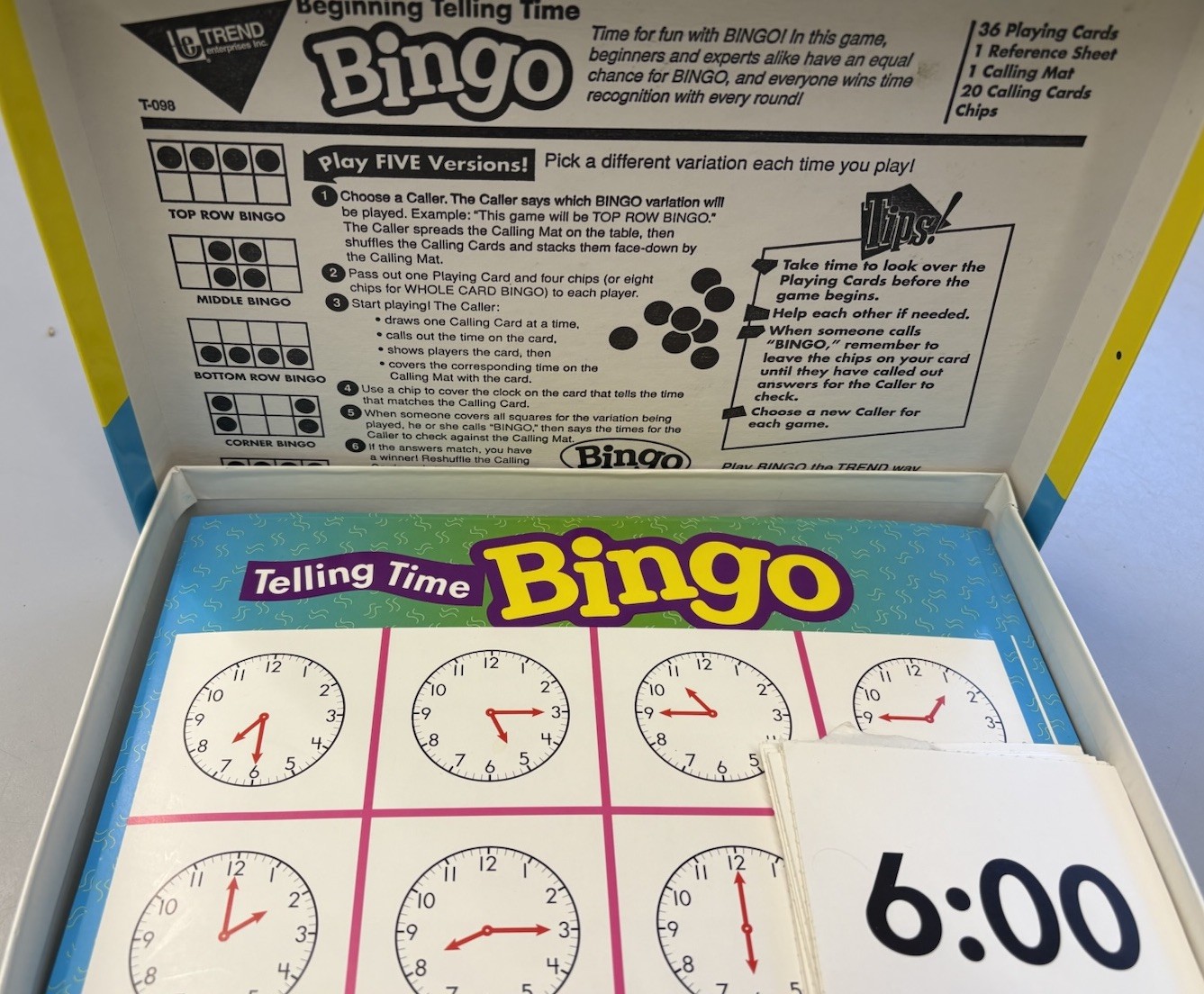 4 Sets Of Learning Bingo Games – Money, Time, Sight Words, And Vowel Sounds 2nd