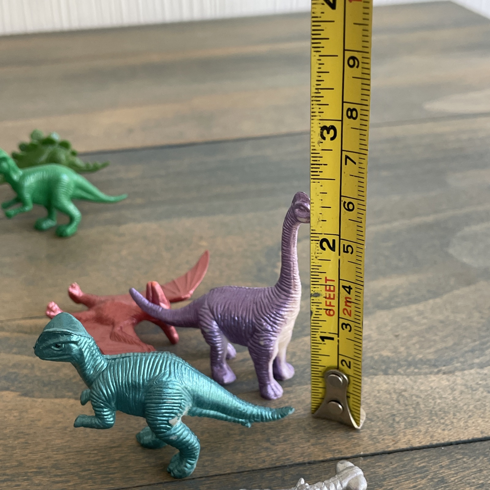 Lot 20 Mini Dinosaur Toys Plastic Rubber Classroom Party Favor(L6)