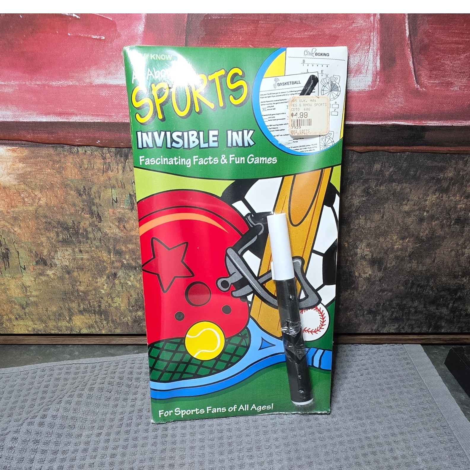Yes & Know All About Sports Invisible Ink Activity Book Fascinating Facts & Fun…