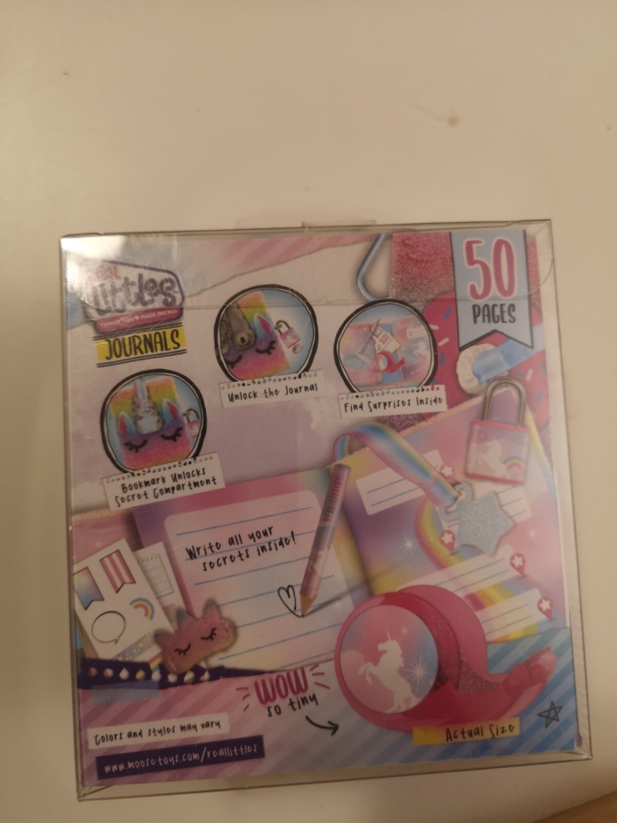 🐈Real Littles Journal Smily Kitty Style 📒 50pages RL by Moose Shopkins 🌈