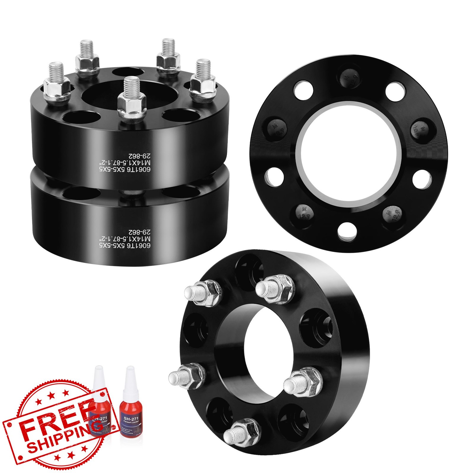 YIZBAP 5×5 2″ wheel spacers Jeep