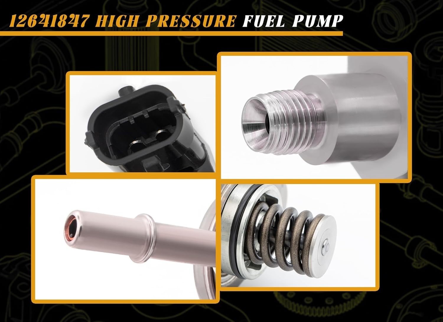 EP1028 High Pressure Fuel Pump with 12608374 Intermediate Fuel Feed Pipe Comp…