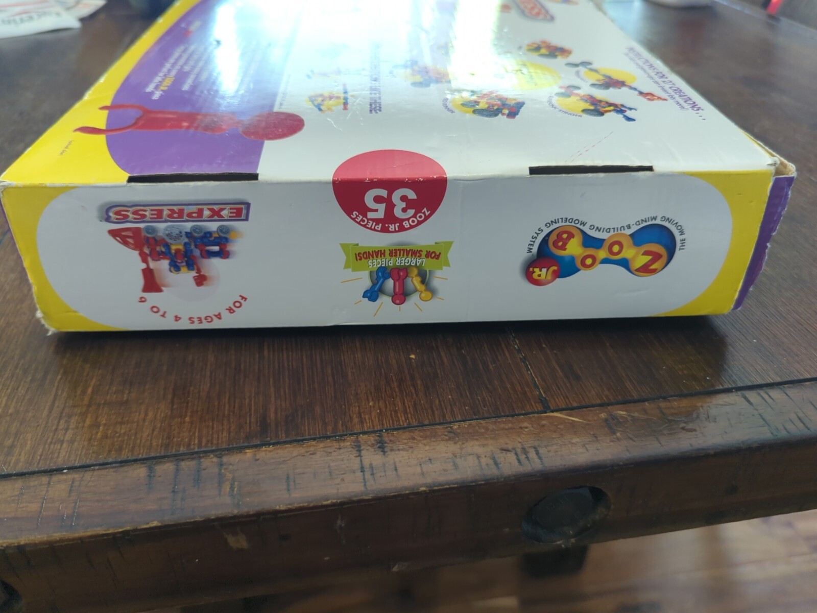 Infinitoy ZOOB Jr Express Train Set Buiding Modeling Toy