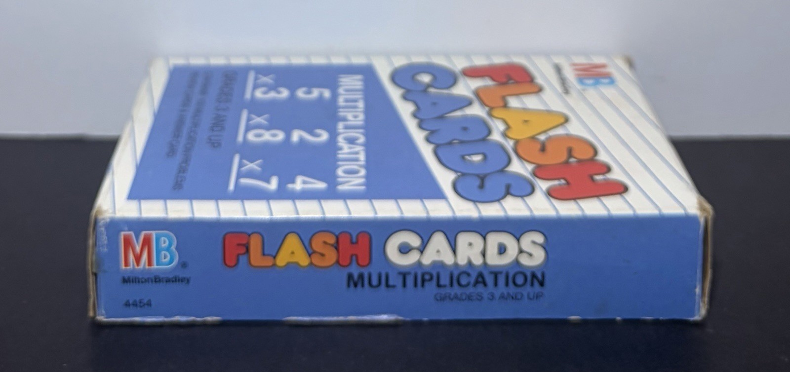 Vintage 1987 Milton Bradley Multiplication Cards Classic Educational Learning