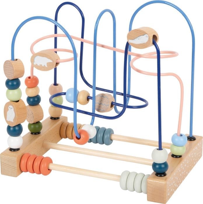 small foot Bead Maze Arctic made of FSC 100%-certified wood, motor activity toy