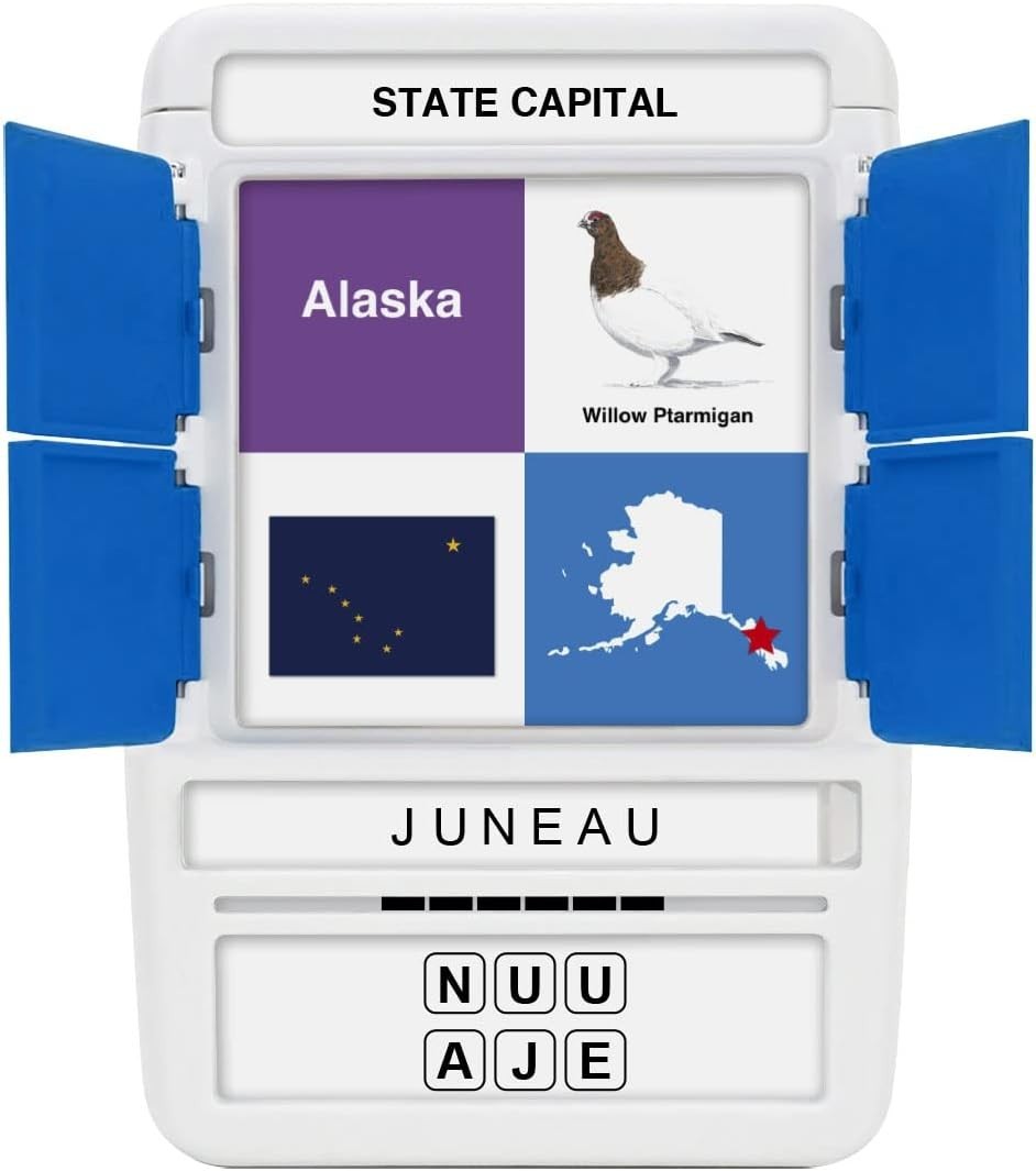 States & Capitals Flash Cards | All 50 States and Capitals to Learn | Fun and…
