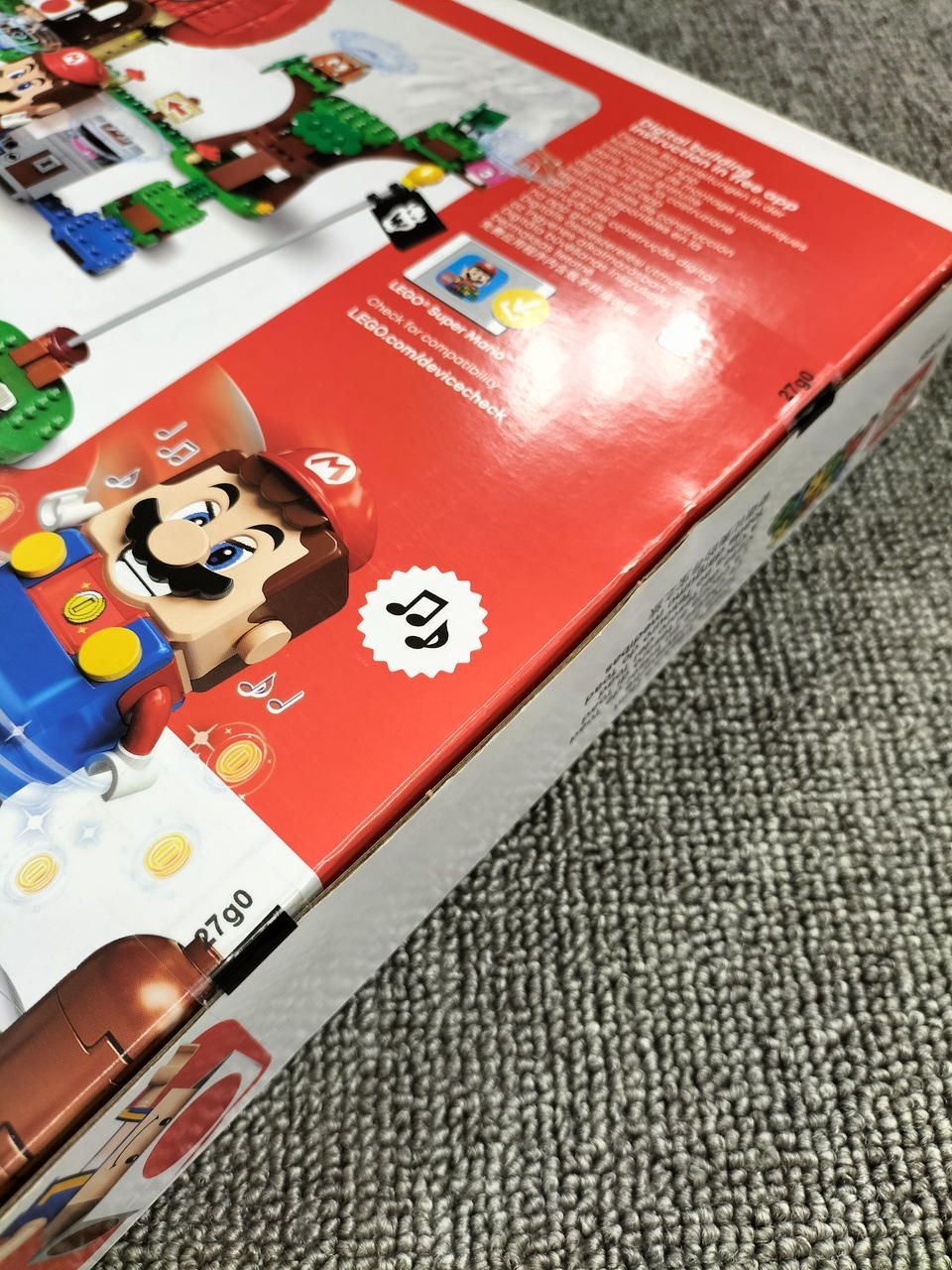 Lego Super Mario Mushroom and Treasure Hunt 71368 Used