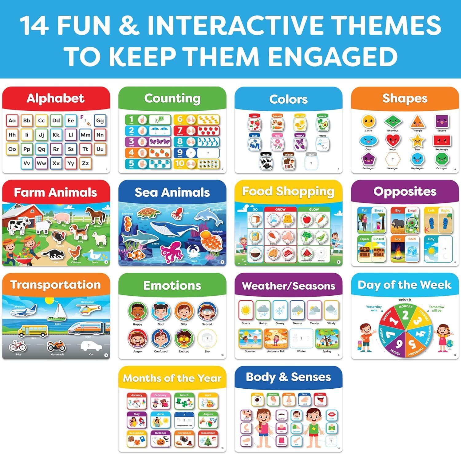 Preschool Learning Activities Montessori Busy Book for Toddlers Ages 3 and UpNEW