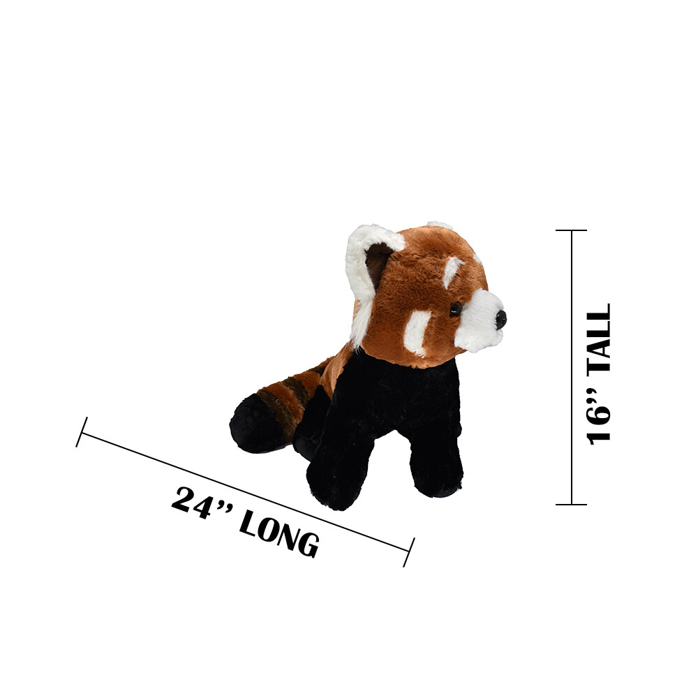 Red Panda Realistic Cute Stuffed Animal Plush Toy, Kids Educational 24″ F4399