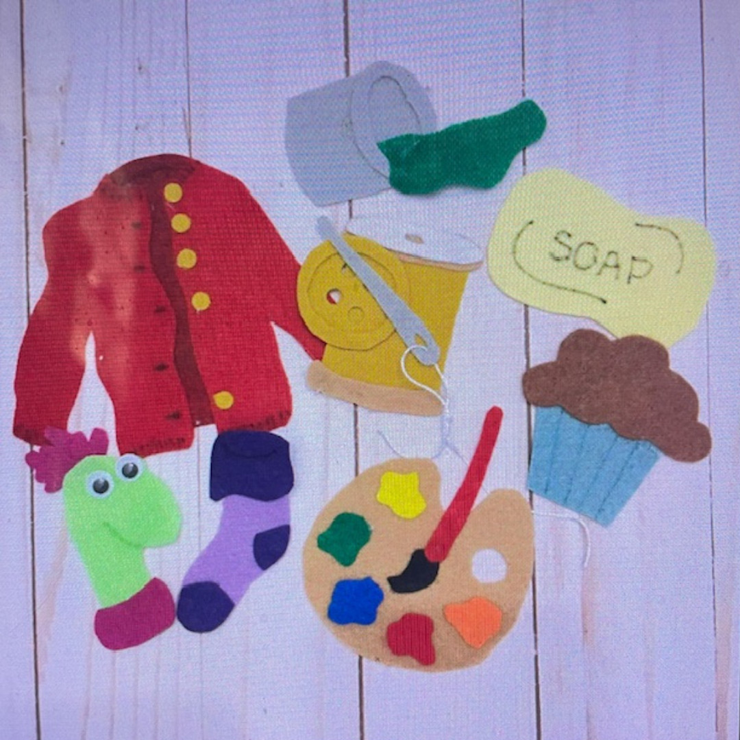 If You Give a Moose a Muffin Handmade Pieces for Felt or Flannel Board Play