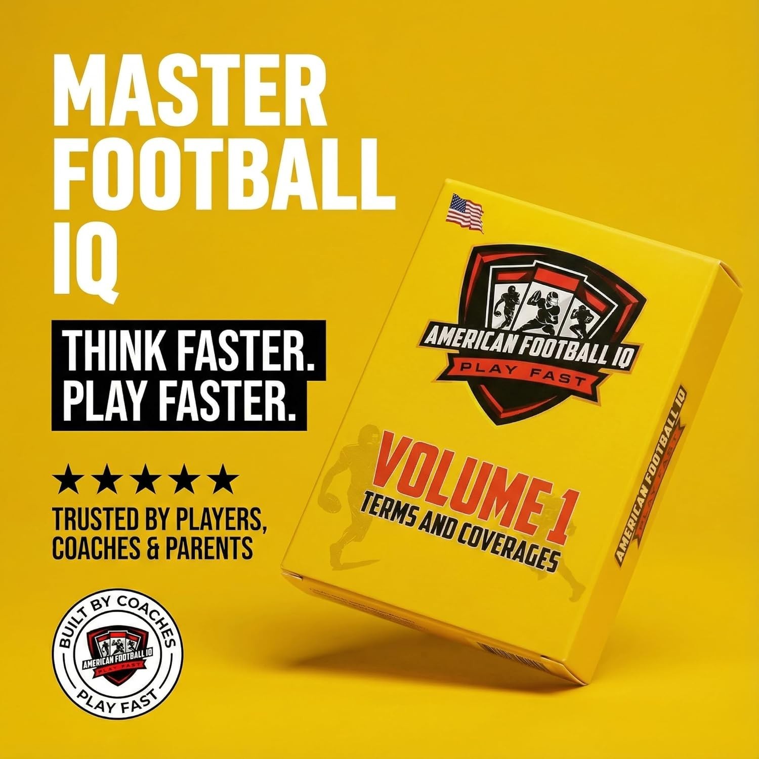 Football Training Flashcards – Volume 1: Learn Plays, Coverages & Football Te…