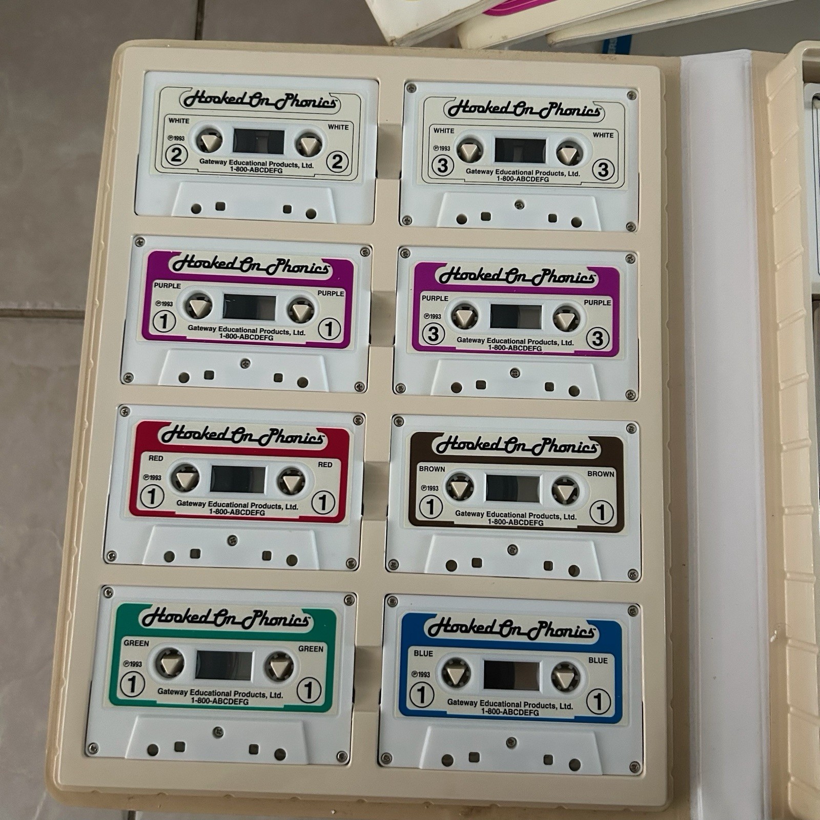 Vintage 1992 Hooked on Phonics SRA Reading Power Classic Complete Set New Sealed