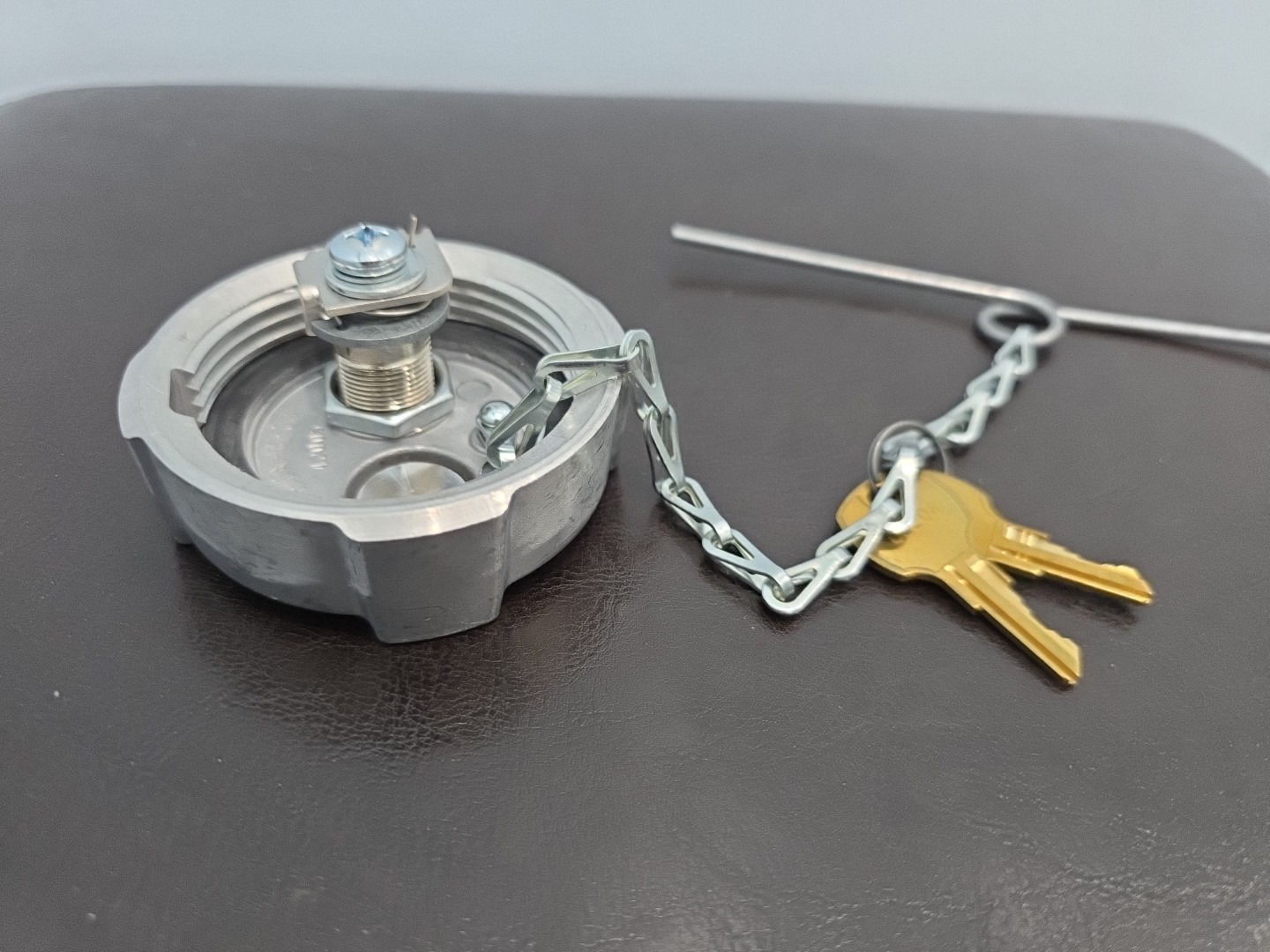 2 3/8″ Locking Diesel Fuel Cap Compatible with 2002 and Up Freightliner M2 Small