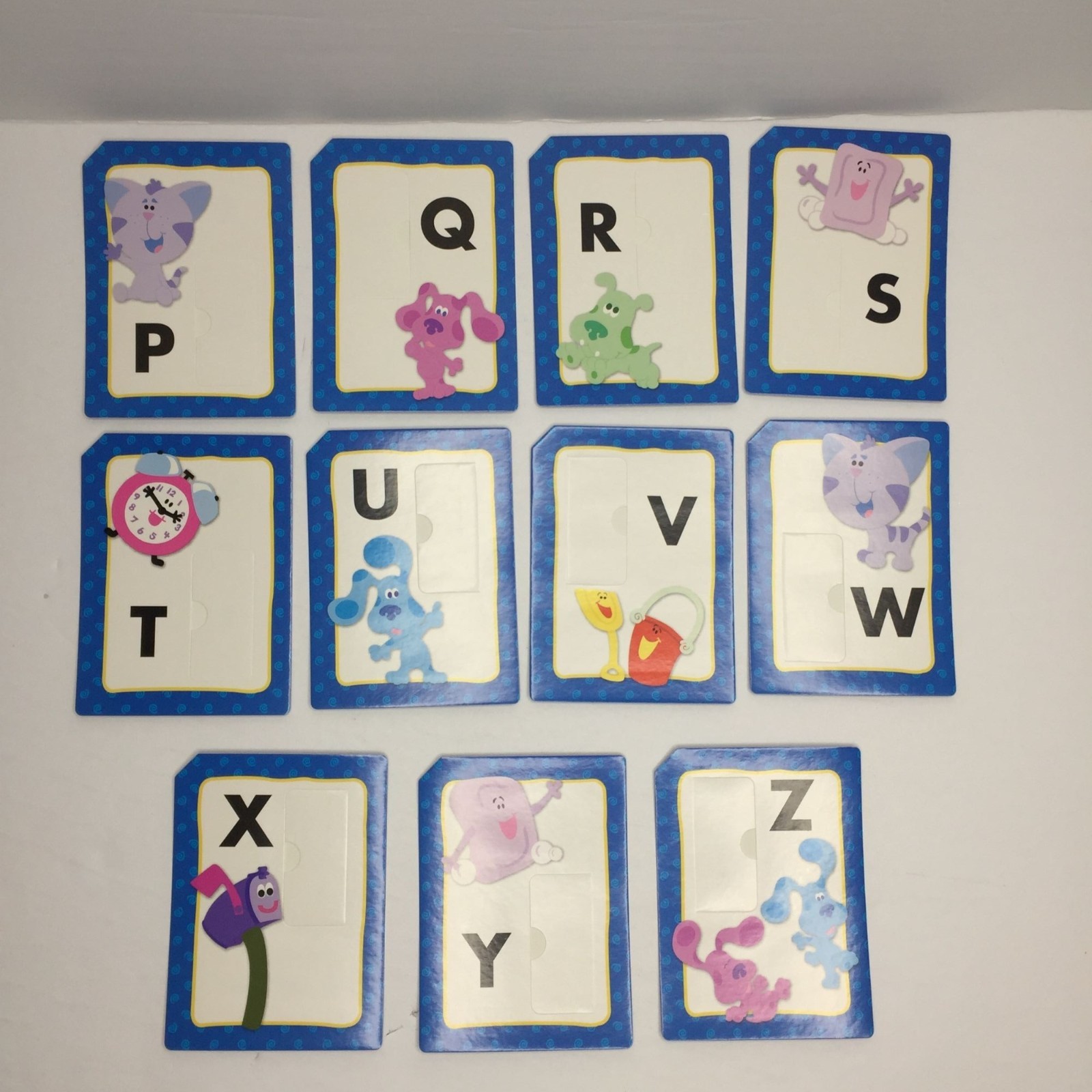 Learning Horizons Blues Clues My Alphabet Flap Flash Cards Ages 3+ Educational