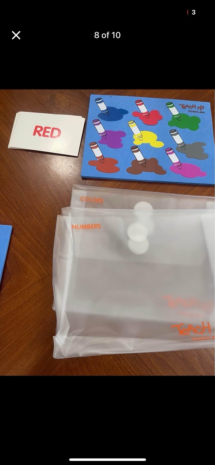 Teach My Toddler Learning Kit 68 Pieces Alphabet Numbers Shapes Colors