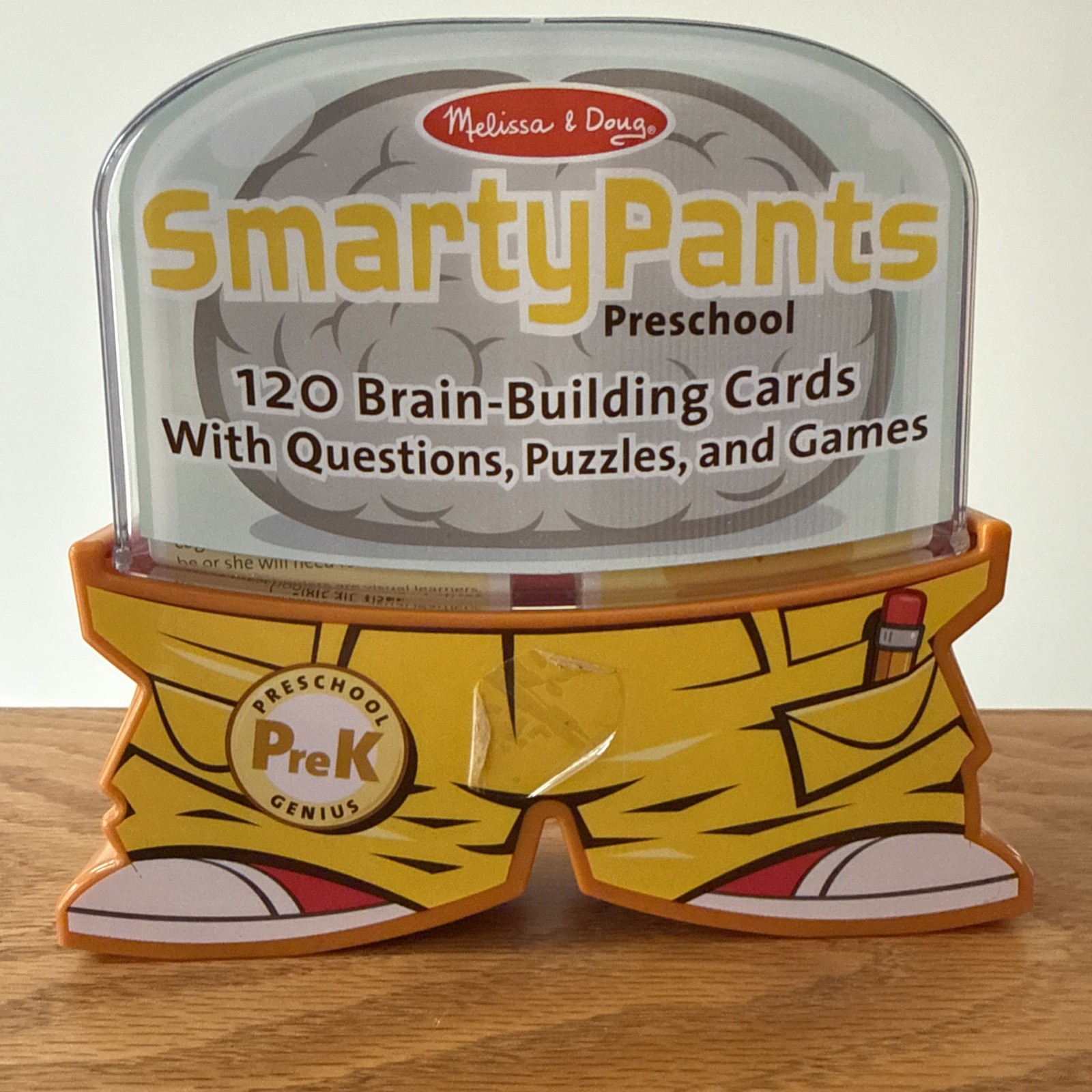 Melissa & Doug Pre K Brain Building Cards Puzzle & Game Smarty Pants
