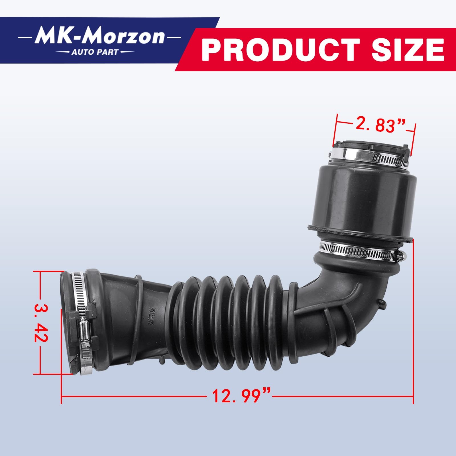 Air Intake Hose Compatible with 2013-2021 Buick Encore 2015-2021 Chevy Trax Repl