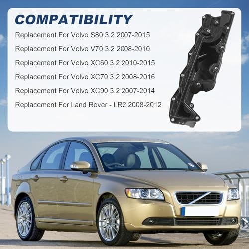 Engine Valve Cover with Gasket 31319642 Replacement For Volvo S80 XC60 V70 XC70