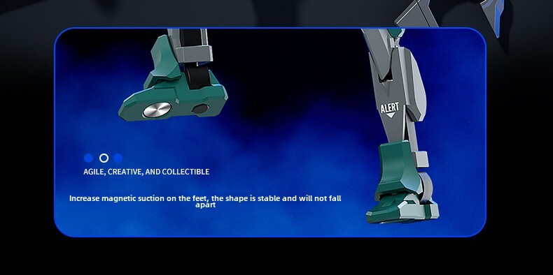 Mechanical Sentinel Magnetic Humanoid Multi-Gesture Fully-Joint Movable Assembly