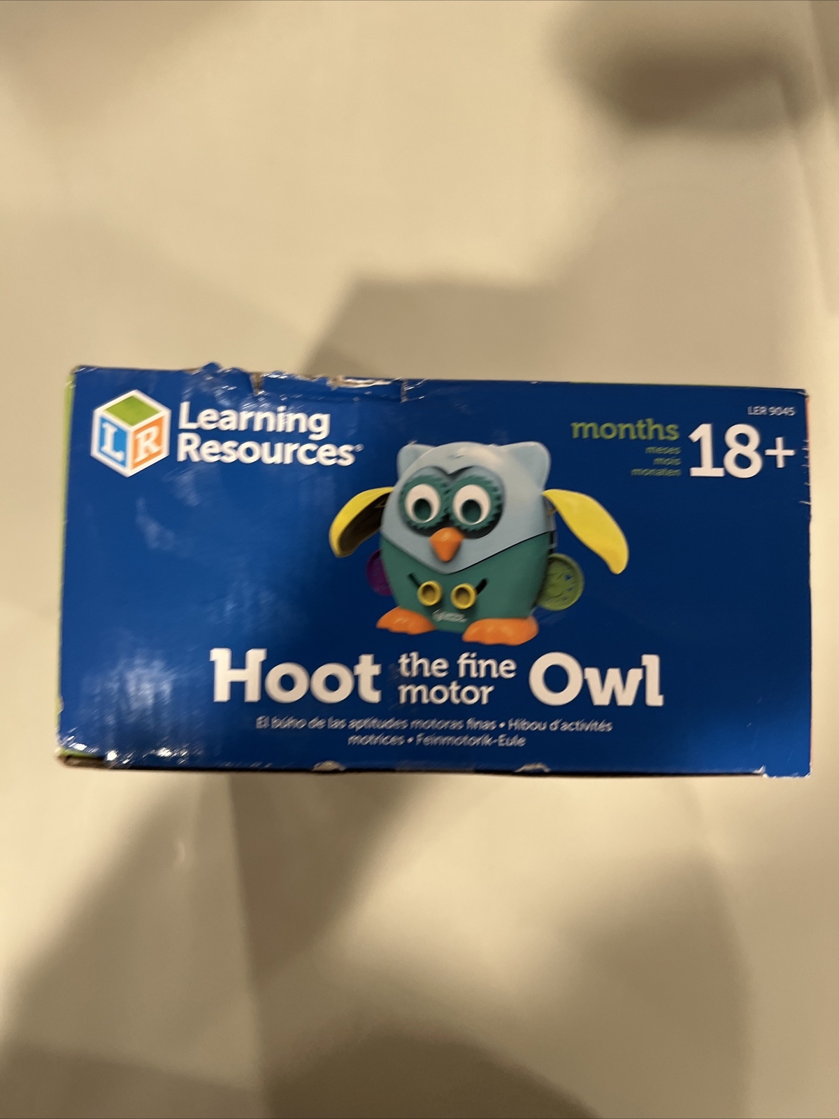 Learning Resources Hoot the Fine Motor Owl Assorted Colors 6 Pieces/Set (LER