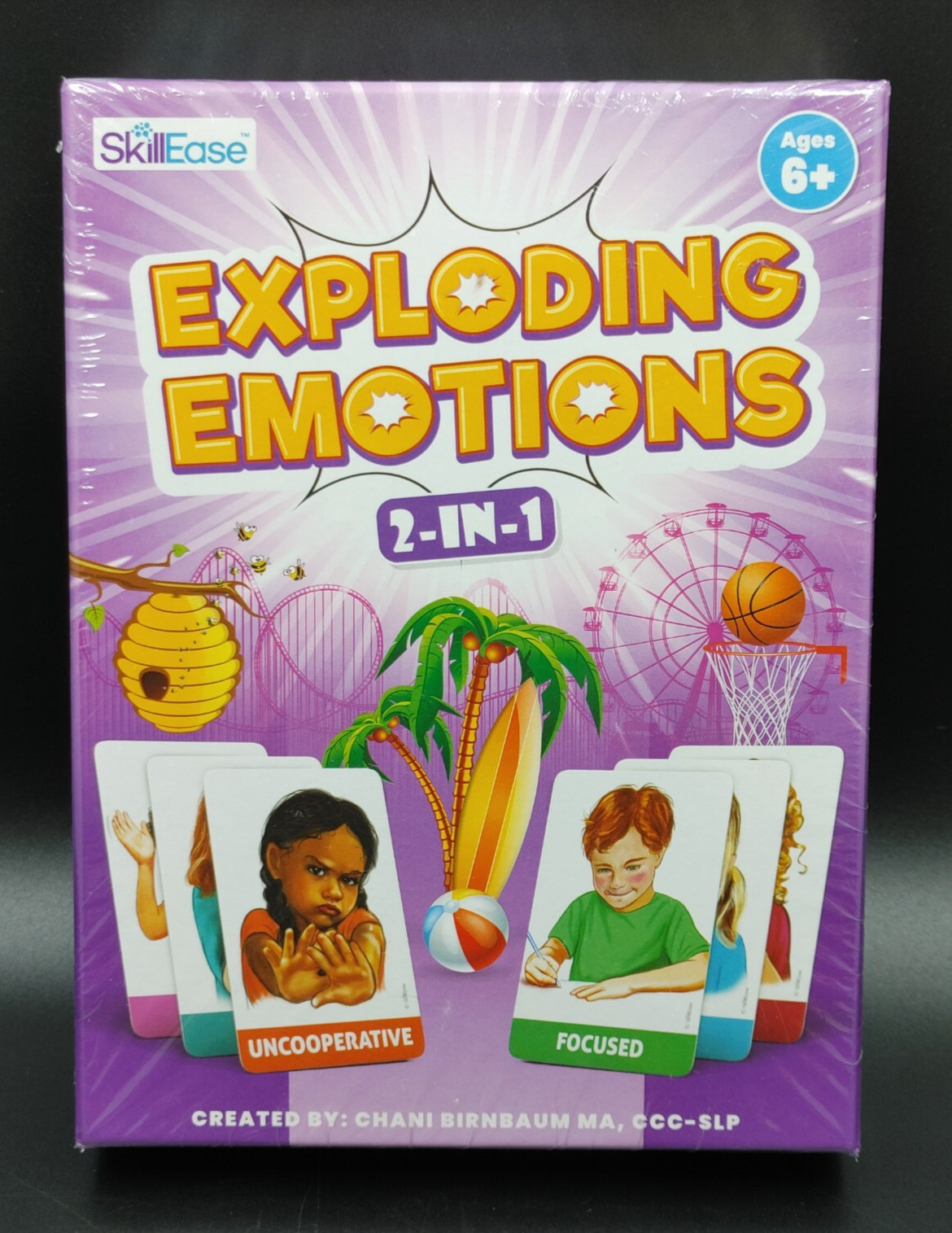 New EXPLODING EMOTIONS Social & Emotional Learning 2 In 1 Game And Flashcards