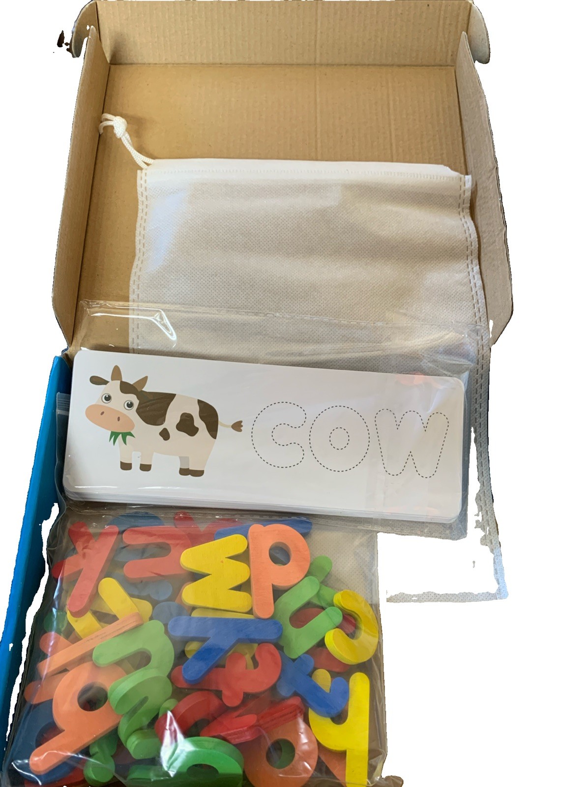 Spelling Learning Game Toy for Kids Age 3-8 Wooden Preschool Educational Toys