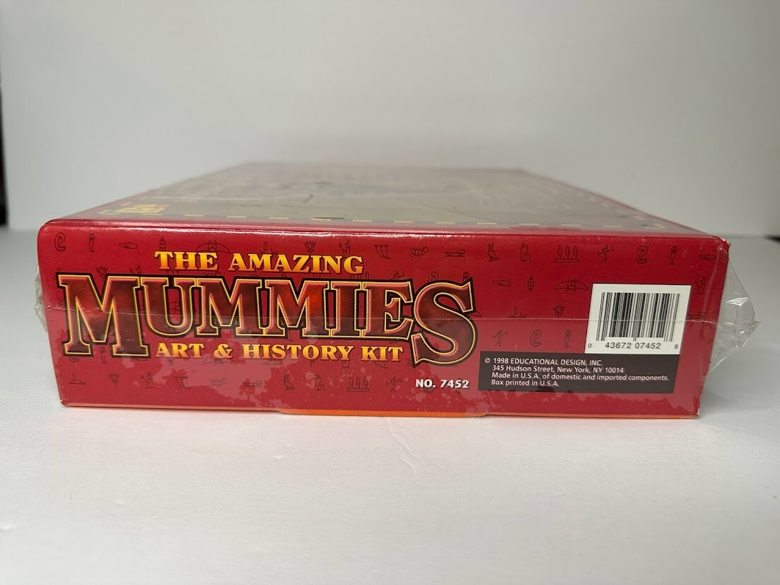 SEALED Amazing Mummies Art & History Kit 1998 Educational Design Ancient Egypt