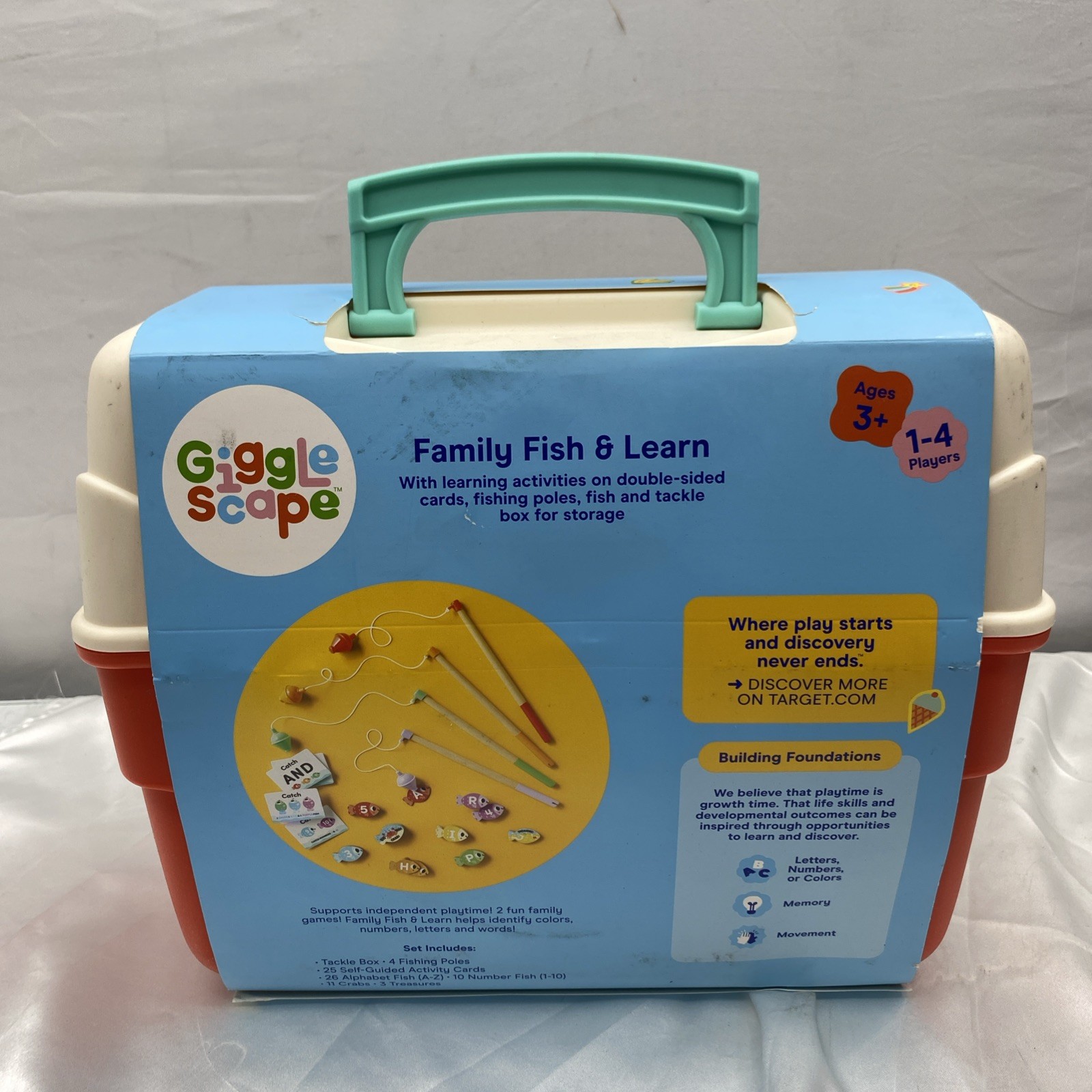 Gigglescape Family Fish & Learn Educational Game Set Ages 3+