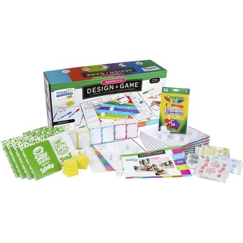 Brand New Crayola STEAM Design A Board Game creatED Grades 4-5