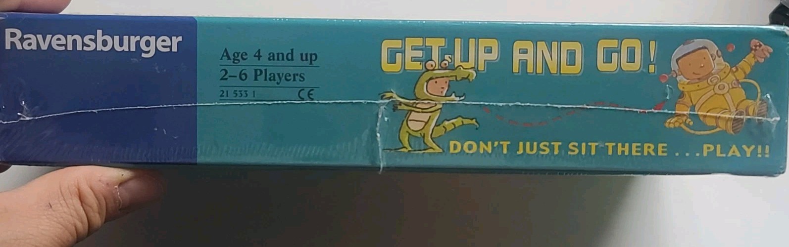 GET UP AND GO! Don’t Just Sit There…Play!! Vintage Card Game By RAVENSBURGER