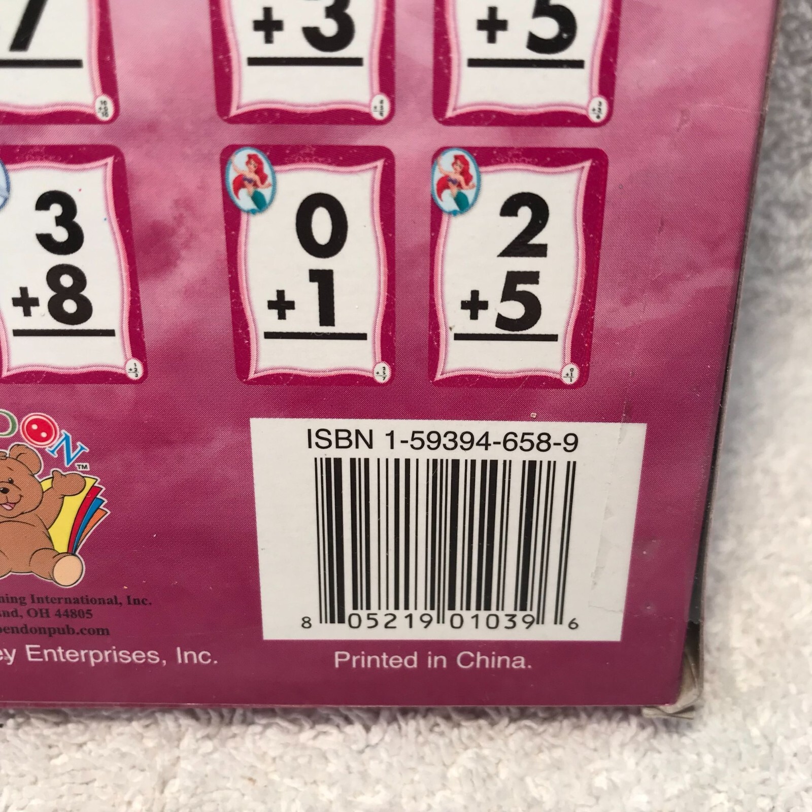 Disney Princess Addition Learning Cards For Kids 36 Colorful Flash Cards For Mat