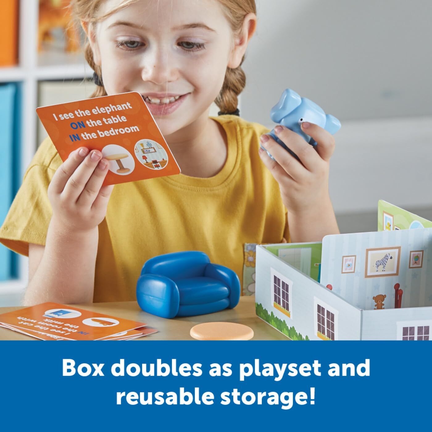 Learning Resources Elephant in the Room Positional Words Activity Set