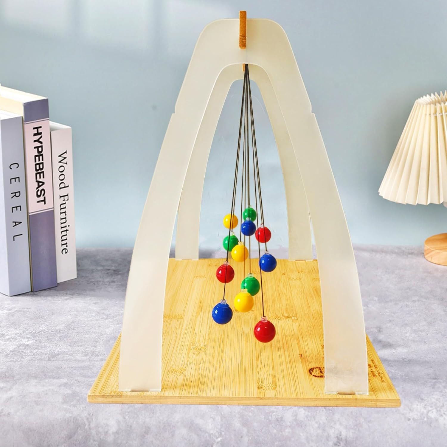 Newtons Cradle Pendulum Balls Cool Science Gadgets Kinetic Physics Toys Desktop