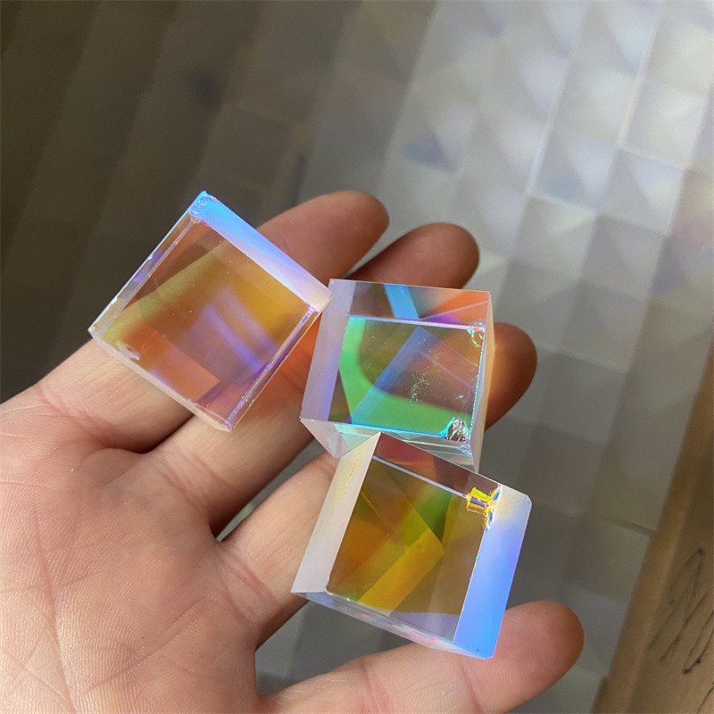 1000PCS 2.2×2.15/2.3/1.9cm Defective Dichroic X-Cube Prism RGB Combiner Splitter