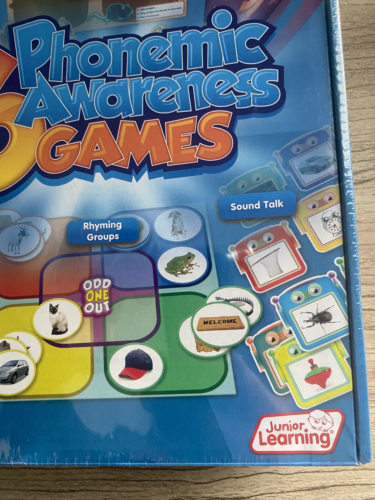 Junior Learning 6Phonemic Awareness Games Sounds Rhyming Alliteration Sealed New