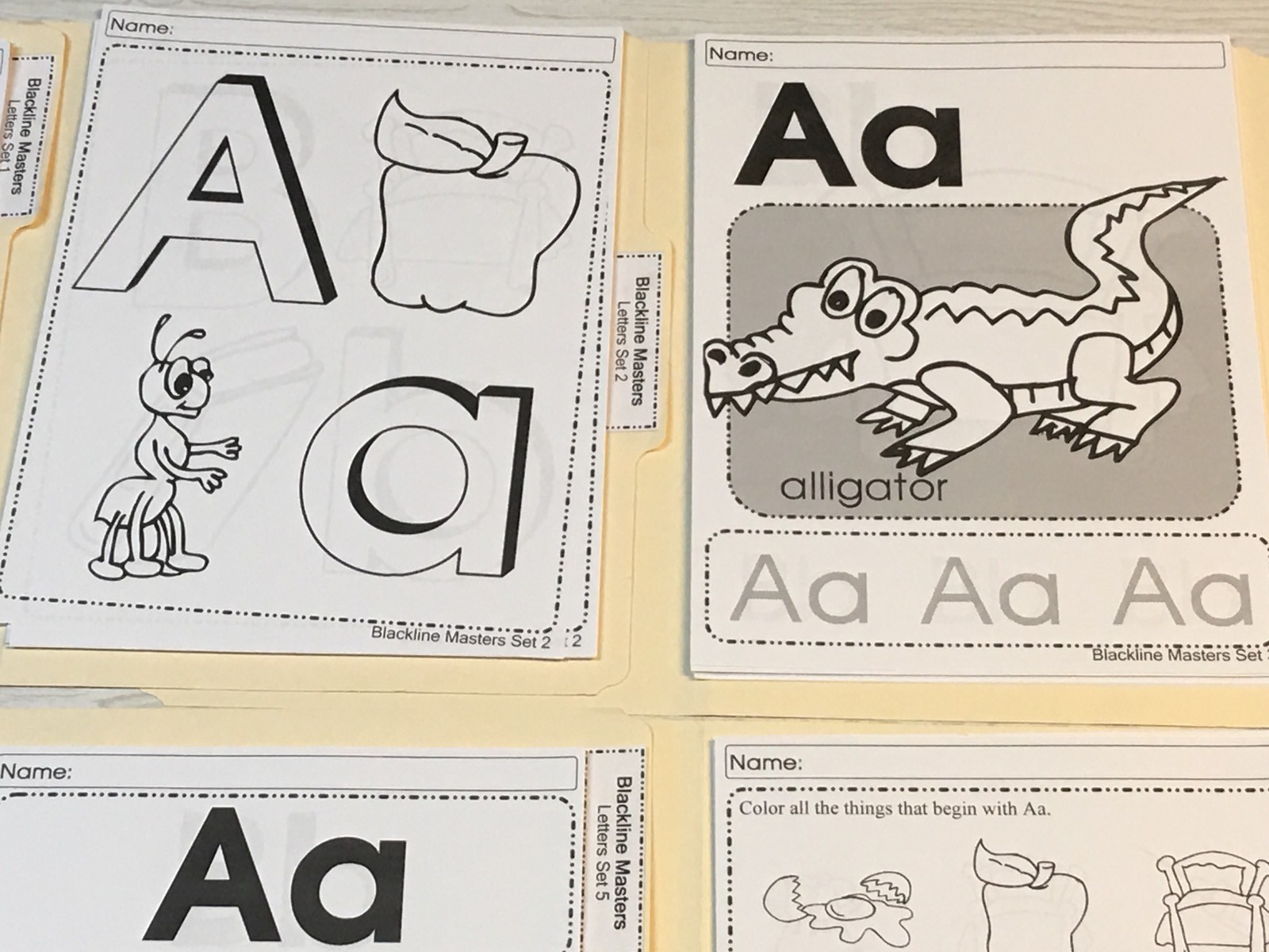 Learning Resource – Preschool WORKSHEETS 300+ pgs Letters & Numbers Sets