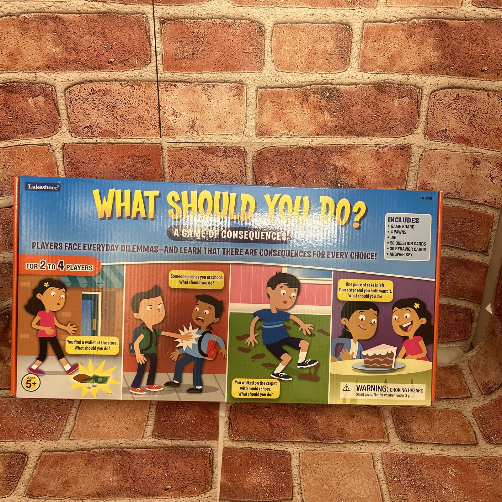 What Should You Do? A Game of Consequences Social Skills Lakeshore HH346 Ages 5+